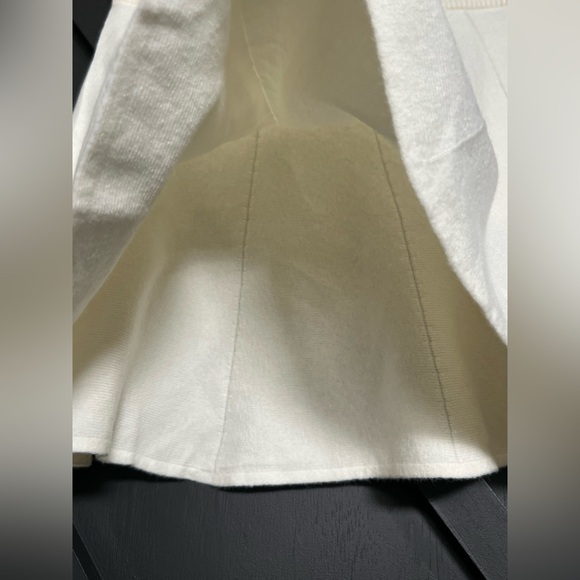 VICI Hearthside Pleated Mini Skirt in Cream, Size Medium - Picture 7 of 10